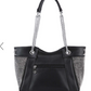 Chain and Rhinestone Studded Tote