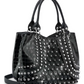 Bling Studded Fashion Handbag