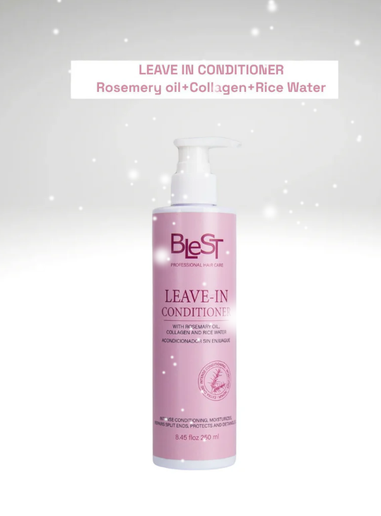 Blest Leave-In Conditioner Rosemery Oil + Collagen + RIce Wate 250ml