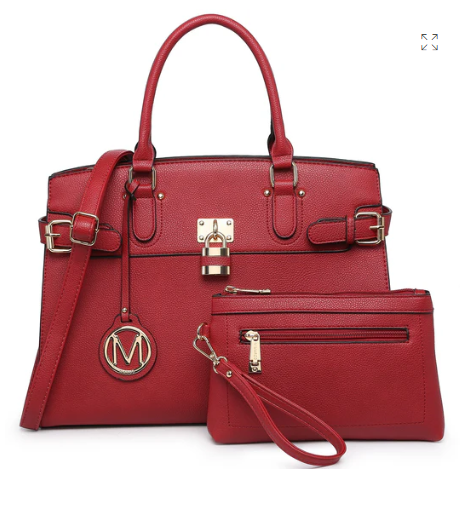 2-in-1- Satchel Handbags and Purse for Women Fashion Tote Top Handle Bags