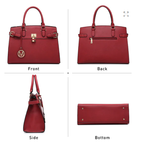 2-in-1- Satchel Handbags and Purse for Women Fashion Tote Top Handle Bags