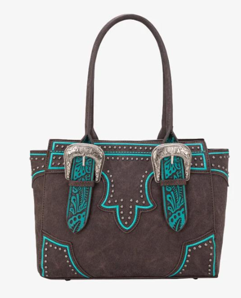 Montana West Buckle Collection Concealed Carry Tote