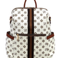 Monogram Striped Convertible Backpack