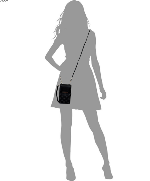 Monogram Bifold Wallet Crossbody Cell Phone Case