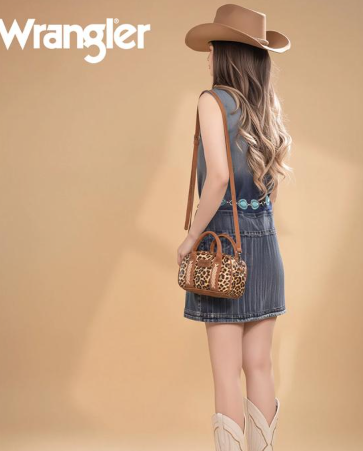 Wrangler Whipstitch Collection Mini Satchel/Crossbody Bag