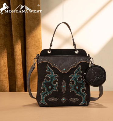 Montana West Boot Scroll Crossbody Bag