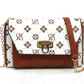 Monogram Zip Around Crossbody Clutch Wallet