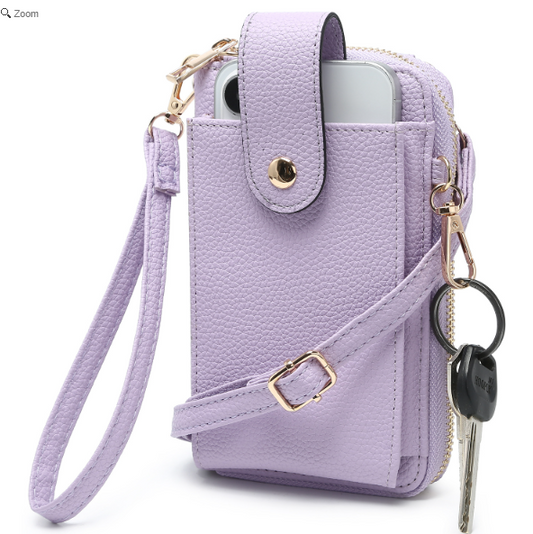 Fashion Crossbody Cell Phone Purse Wallet Wristlet