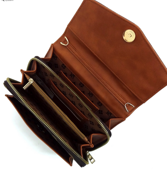 CM Monogram Envelope Flap Crossbody Bag