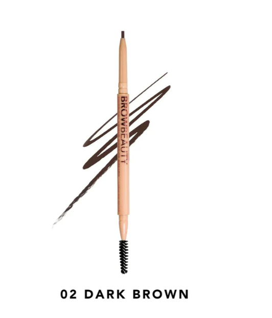 Italia Deluxe Microblading Effect Eyebrow Pencil - 02 Dark Brown (pre-order)