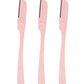 Beauty Creations Pink Sleek &amp; Brow Razor 3pc Set