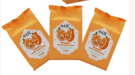 AMUSE Vitamin C Makeup Remover Wipes