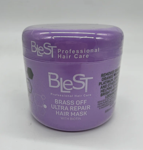 BLEST Brass Off Ultra Repair Hair Mask with Biotin