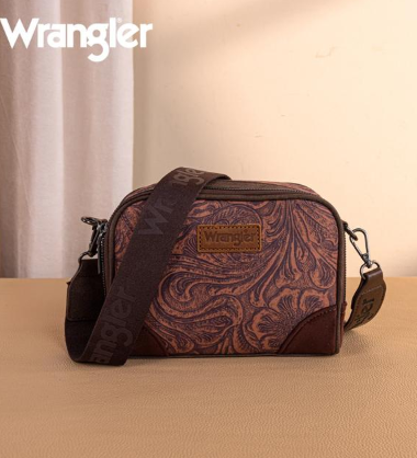 Wrangler Vintage Floral Printed Small Crossbody Bag