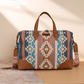 Wrangler Sherpa Aztec Canvas Duffle Bag