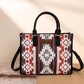 Wrangler Sherpa Aztec Canvas Tote/Crossbody