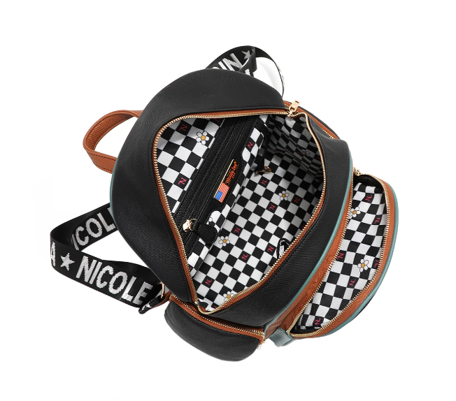 NICOLE LEE FAMLY YEARBOOK 3 PIECE SET (Backpack, Crossbody, Wallet)