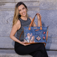NICOLE LEE SOFIA MONTANA DENIM SHOPPER BAG