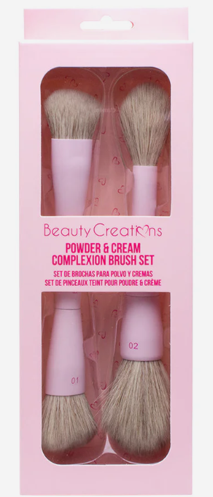 BEAUTY CREATIONS- POWDER & CREAM COMPLEXION BRUSH SET