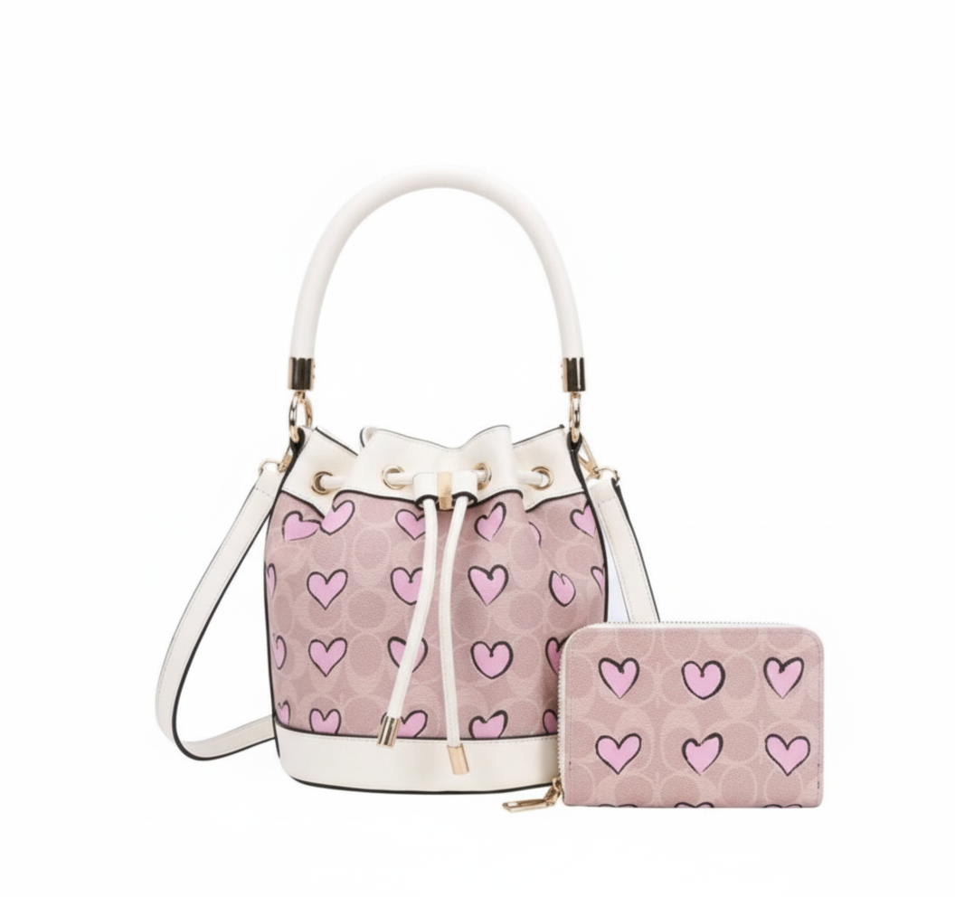 Fashion Heart bucket bag