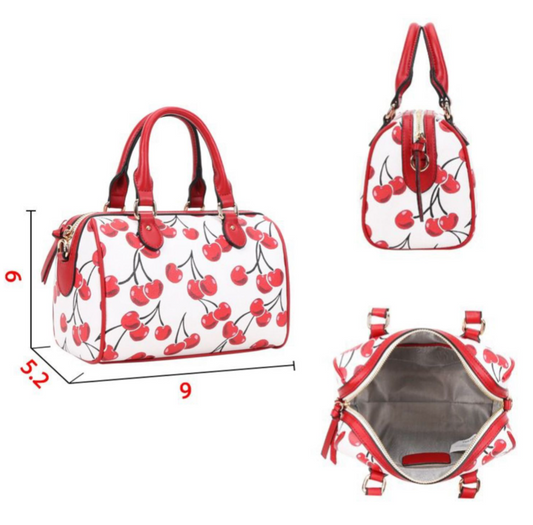 Fashion Boston cherry bag
