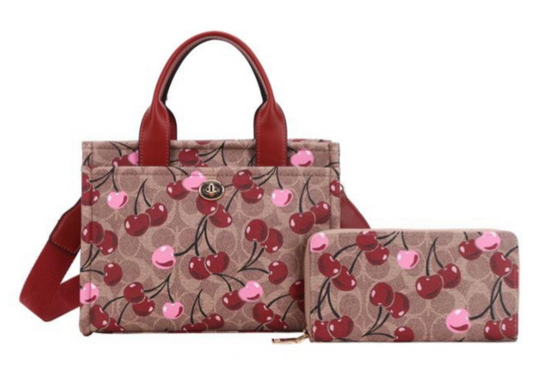 Fashion cherry tote bag