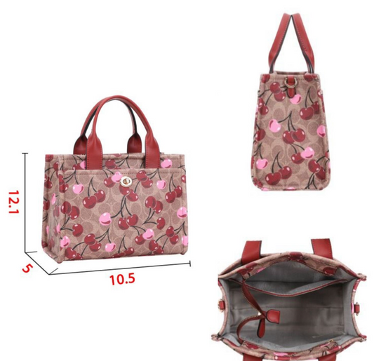 Fashion cherry tote bag