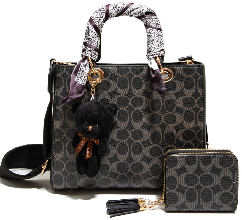 Fashion bag tote bag with keychain