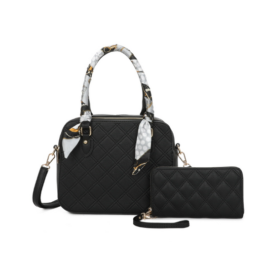 Fashion bag 2pc wallet