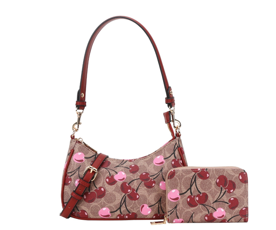 fashion Cherries crossbody and wallet