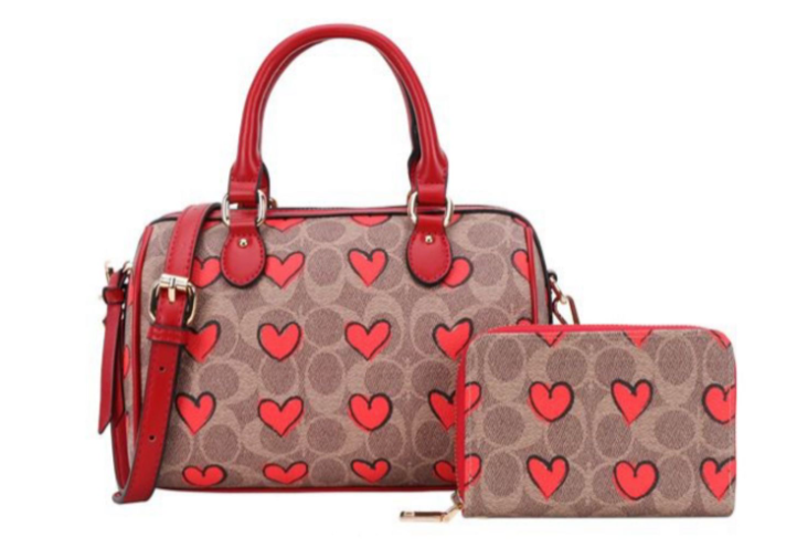 fashion Boston 2pc hearts