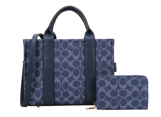 Fashion tote bag with wallet