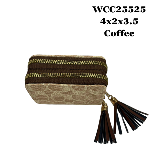 fashion wallet double zipper