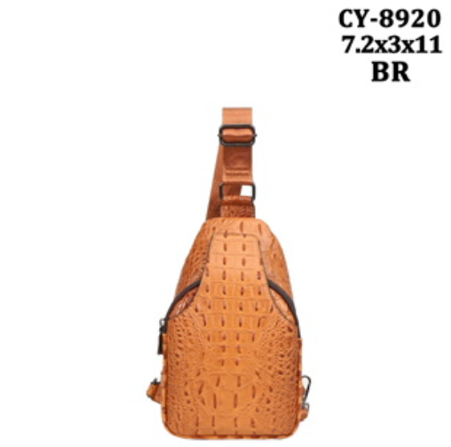 Animal print sling bag