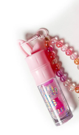 Lip Gloss W/ Keychain Charm