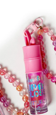 Lip Gloss W/ Keychain Charm