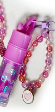 Lip Gloss W/ Keychain Charm