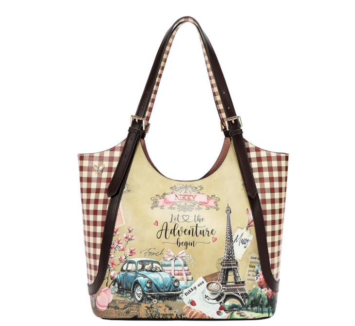 Nicole Lee CHASING DREAMS 2 PC SHOPPER BAG