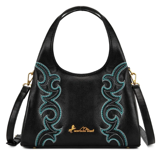 Montana West Boot Scroll Hobo Crossbody Bag  PRE-ORDER