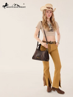 Montana West Boot Scroll Hobo Crossbody Bag PRE-ORDER