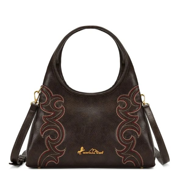 Montana West Boot Scroll Hobo Crossbody Bag PRE-ORDER