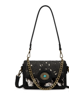 Trinity Ranch Cowhide Floral Cutout Crossbody Bag PRE-ORDER