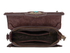 Trinity Ranch Cowhide Floral Cutout Crossbody Bag PRE-ORDER