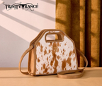 Trinity Ranch Genuine Cowhide Satchel Crossbody Bag PRE-ORDER