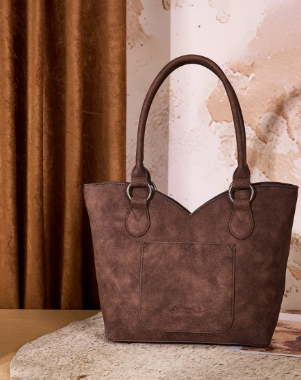Montana West Tooled & Cowhide Tote Bag  PRE-ORDER