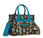 Wrangler Western Print Cowgirl Tote Crossbody Bag PRE-ORDER