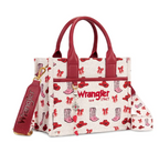 Wrangler Western Print Cowgirl Tote Crossbody Bag PRE-ORDER