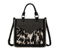 Trinity Ranch Cowhide & Tooled Leather Tote Bag PRE-ORDER
