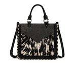 Trinity Ranch Cowhide & Tooled Leather Tote Bag PRE-ORDER
