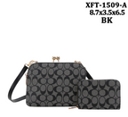 Fashion crossbody 2PC  Bag with Matching Wallet